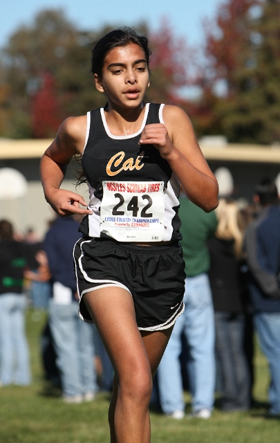 NCS XC D1 Girls-037.JPG - 2009 North Coast Section Cross Country Championships, Hayward High School, Hayward, California